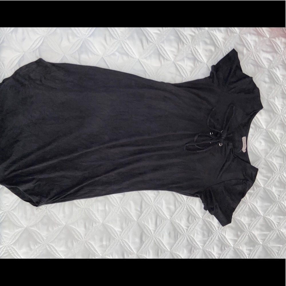 Black soft dress
